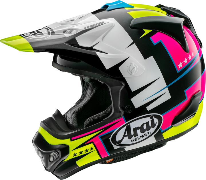 Arai Helmets Vx-Pro4 Helmet - Battle - Yellow - Large 0110-8719