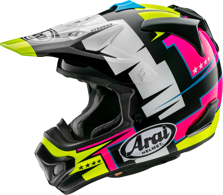 Arai Helmets Vx-Pro4 Helmet - Battle - Yellow - Xl 0110-8720