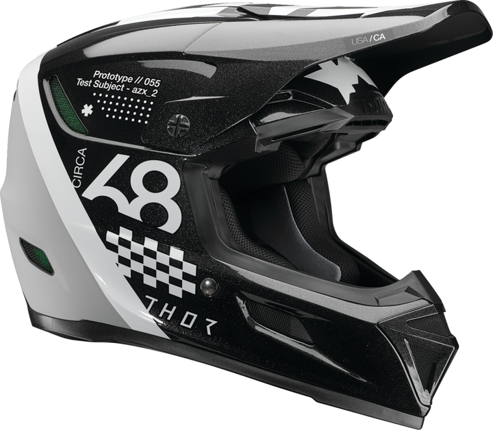 Thor Reflex Sport Helmet - Riot - Mips - Black/White - Xs 0110-8775