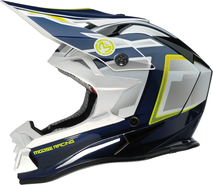 Moose Offroad Mr3 Helmet - F.A.F. - White/Navy/Green - Small 0110-8943