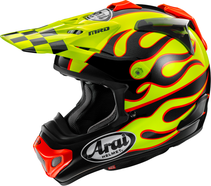 Arai Helmets Vx-Pro4 Helmet - Flame - Yellow - Xl 0110-8963