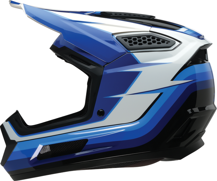 Z1R Dirt Maxx Helmet - Vortex - Blue/White - Xl 0110-9332