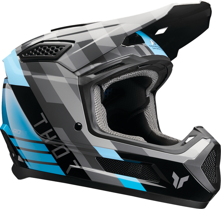 Thor Fleet Helmet - Camber - Black/Teal - Small 0110-9418