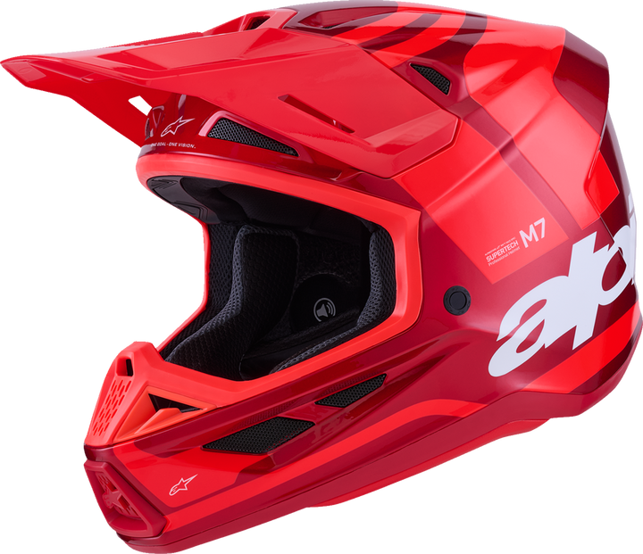 Alpinestars SM7 Helmet - Core - Gloss Red - Small 8301826-3127-S