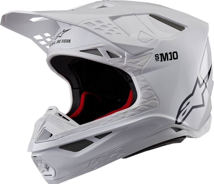 Alpinestars Supertech M10 Helmet - Solid - MIPS - Gloss White - Small 8300323-2180-S