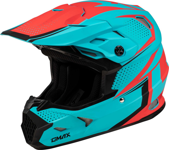 GMAX Mx-96 502 Helmet Matte Blue/Red  2X D39621008