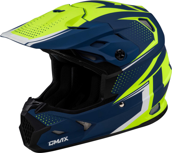 GMAX Mx-96 502 Helmet Matte Blue/Green  Xs D3962183