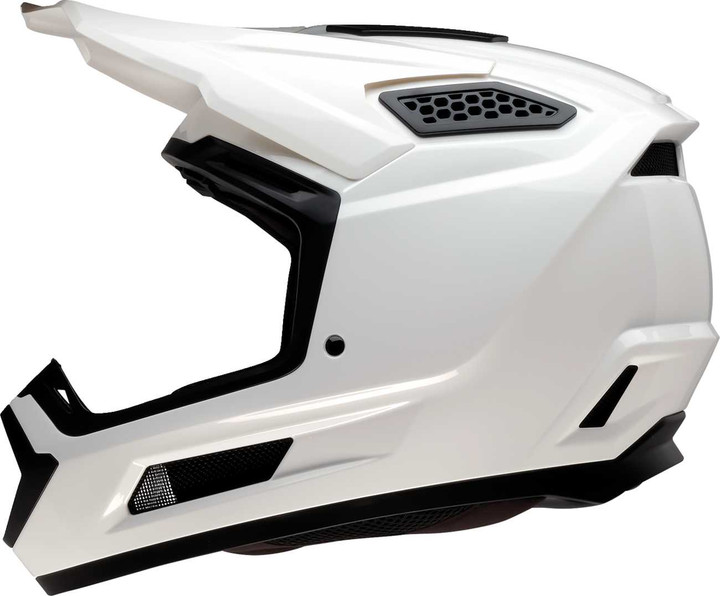 Z1R Dirt Maxx Helmet - Solid - White - Medium
