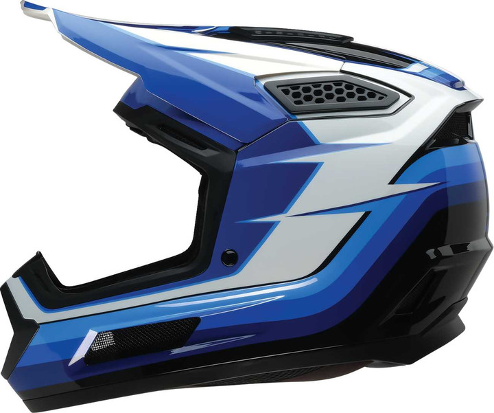 Z1R Dirt Maxx Helmet - Vortex - Blue/White - Medium