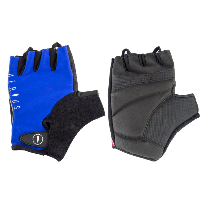 Aerius Classic Unisex Cycling Fingerless Gloves LG Blue 230732