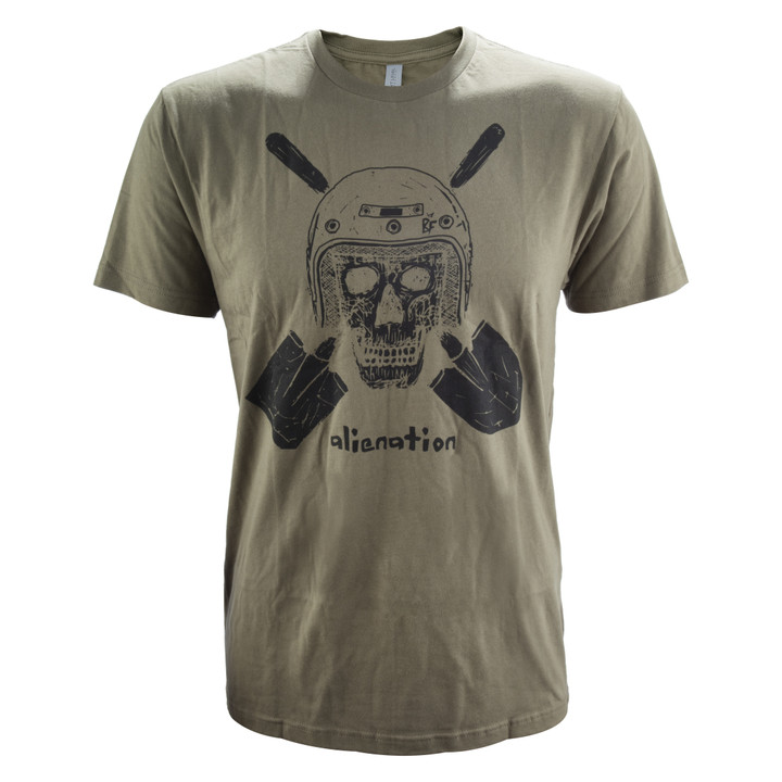 Alienation Undead Trailboss Unisex Cotton T-Shirt XL Green 231429