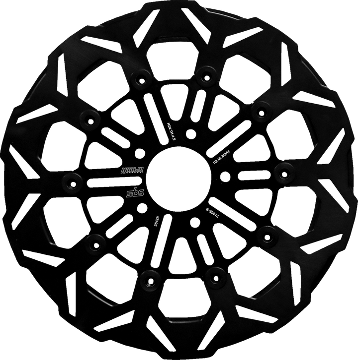 Sbs Designed By Kodlin Brake Rotor - Black - Front 7146E-B
