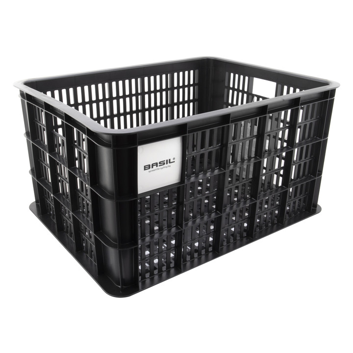 Basil Bicycle Crate 19.7x14x10.6" Black 21158