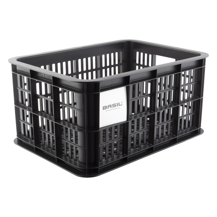 Basil Bicycle Crate 15.4x11x7.9" Black 21110