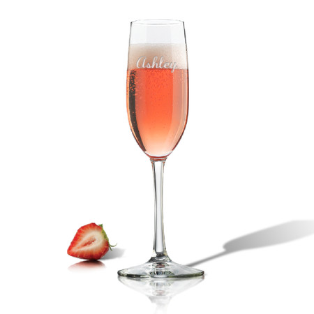 PERSONALIZED CHAMPAGNE FLUTE SINGLE (GLASS)