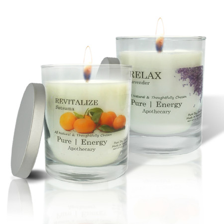 Lavender and Satsuma Candles