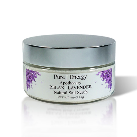 Lavender Sea Salt Scrub (8 oz)