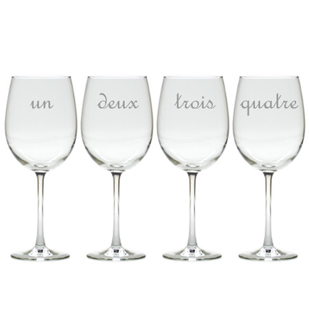 UN DEUX TROIS WINE STEMWARE - SET OF 4 (GLASS)