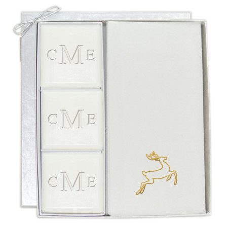 Signature Spa Courtesy Gift Set - Monogram and Gold Deer