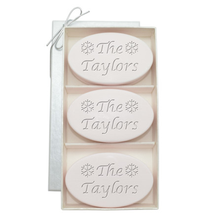 Signature Spa Trio - Satsuma: Personalized Snowflakes