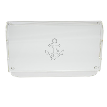 Acrylic Serving Tray - Anchor