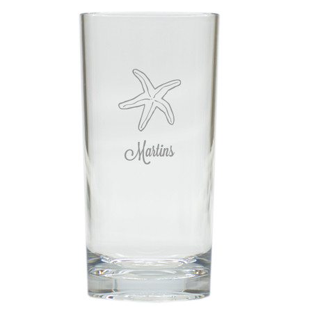 PERSONALIZED STARFISH COOLER: SET OF 6 (Glass)
