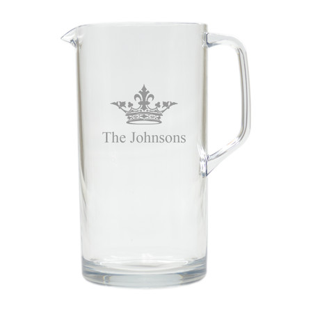 PERSONALIZED CROWN PITCHER (Unbreakable)