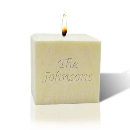 3" Citrus Escape Palm Wax Candle - Name or Phrase