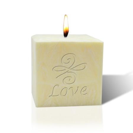 3" Pure Aromatherapy Palm Wax Candle - Love Knot