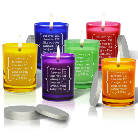 Gem Collection Soy Glass Candle - I Love You
