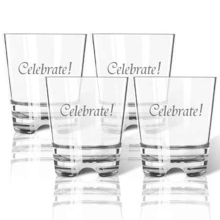 CELEBRATE! OLD FASHIONED - SET OF 4 (Tritan Unbreakable)