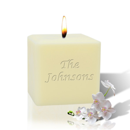 3" Soy Pillar Candle - Personalized