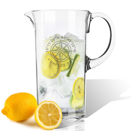 GPS COORDINATES,  Tritan Pitcher 55 oz