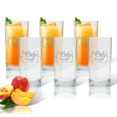 ICON PICKER PERSONALIZED COOLER: SET OF 6 (Glass)(Prime Design)