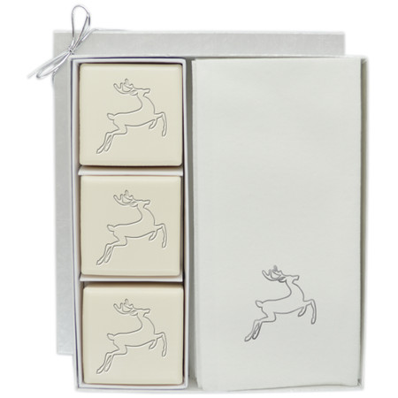 Eco-Luxury Courtesy Gift Set - Silver Deer
