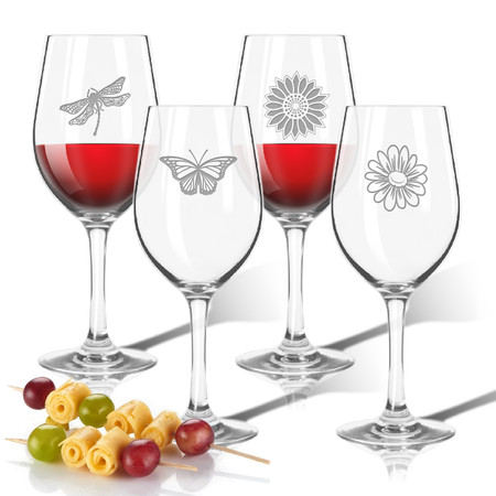 Tritan Wine Stems 12 oz (Set of 4): Garden