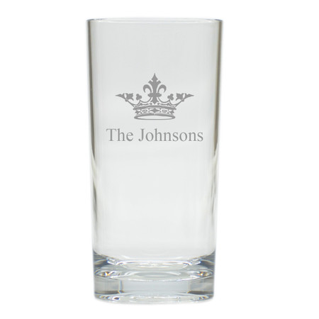 PERSONALIZED CROWN COOLER: SET OF 6 (Glass)