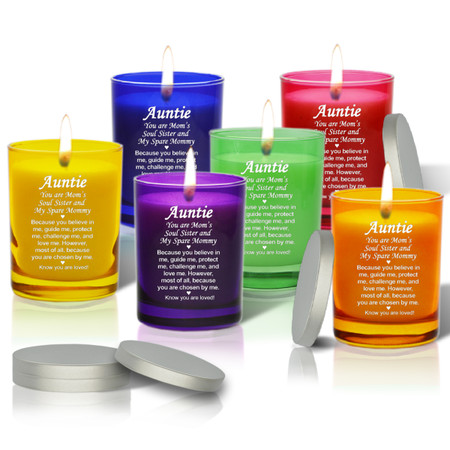 Gem Collection Soy Glass Candle - Auntie