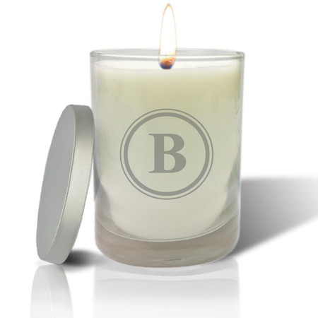 Soy Glass Candle - Initial