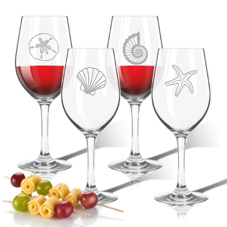Tritan Wine Stems 12 oz (Set of 4) : Shells Collection