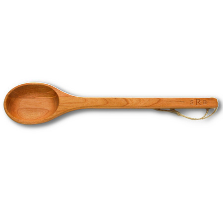 15" Cherry Wooden Spoon - Personalized with Monogram
