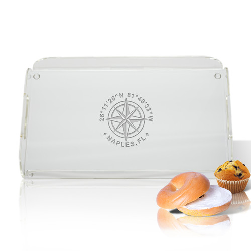 Personalized Acrylic Serving Tray (GPS COORDINATES)