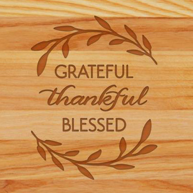 Cutting Board - Personalized (GRATEFUL BLESSED)