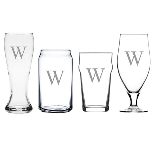 PERSONALIZED VARIETY MIXED BEER GLASSES