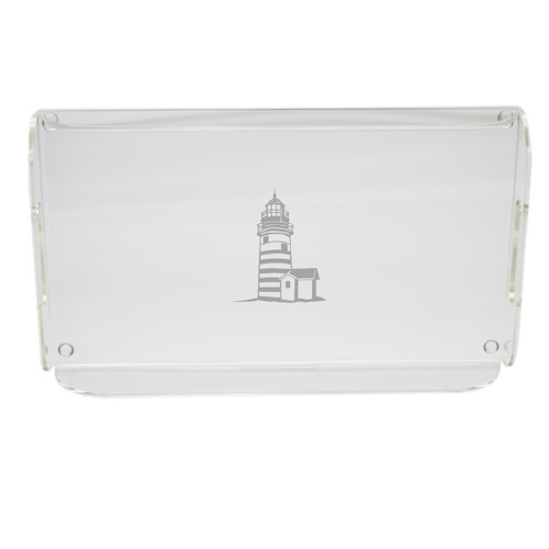 Acrylic Serving Tray - Lighthouse