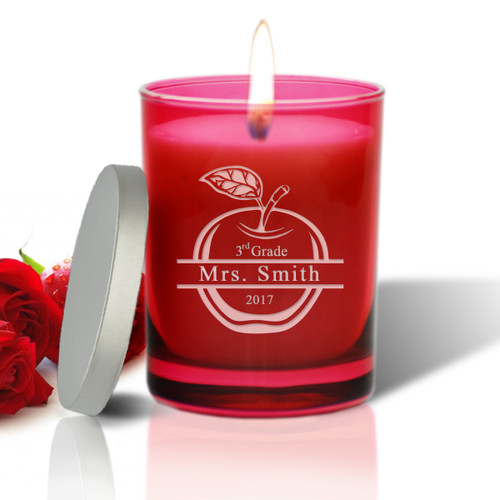 Ruby Soy Glass Cangle - Split Apple