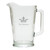 PERSONALIZED CROWN PITCHER  (GLASS)