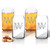 PERSONALIZED BEER CAN GLASSES GIFT SET: SPLIT LETTER