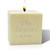 4" Pure Aromatherapy Palm Wax Candle - Name & Date