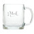 NOEL LARGE MUG (GLASS)